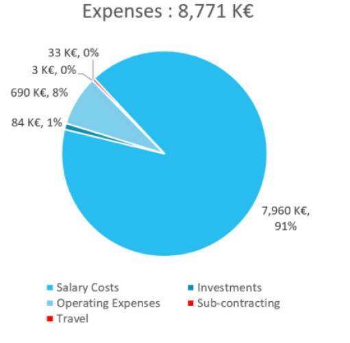 Financial statement: expenses