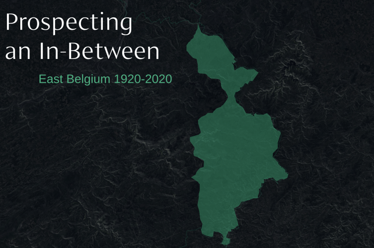 Screenshot of the East Belgium 1920-2020 virtual exhibition