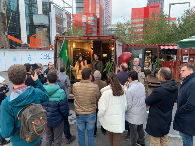 Guided tour of the Laço kiosk in Belval