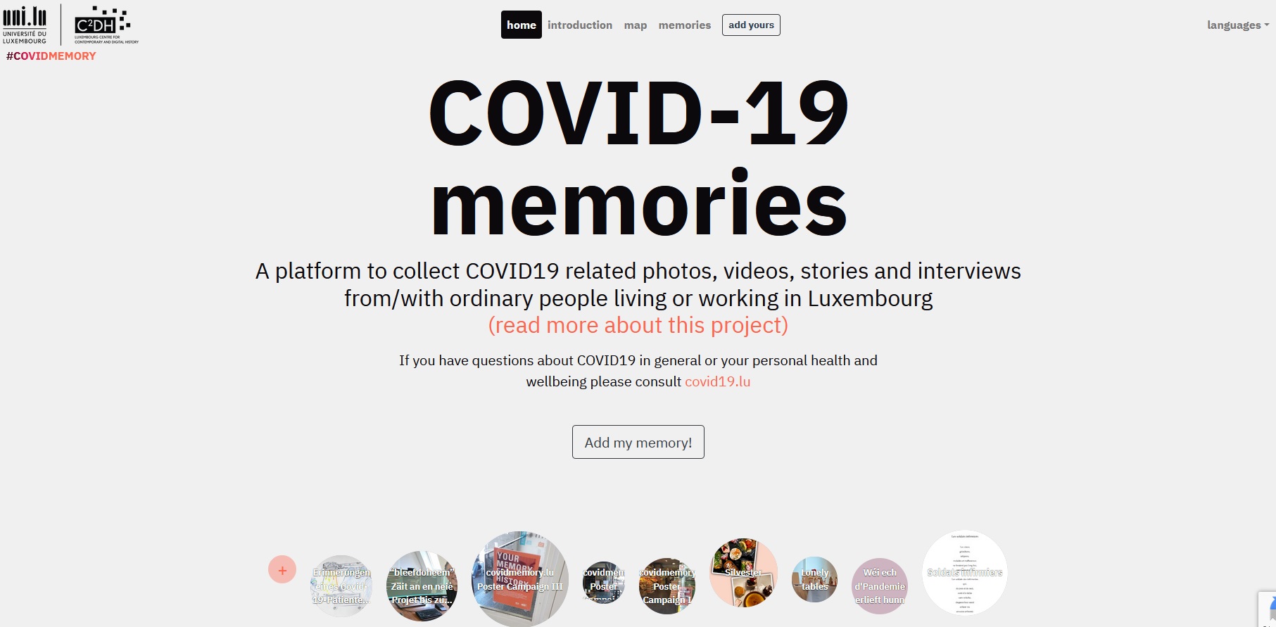 covidmemory.lu