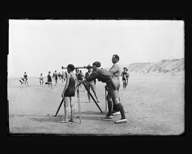 Au bord de la mer à Bredene-sur-Mer en Belgique – nature et technologie