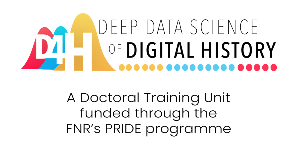 Deep Data Science for a Digital History logo