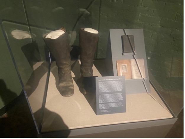 D-Day expo – Boots of German soldier (National WWII Museum)
