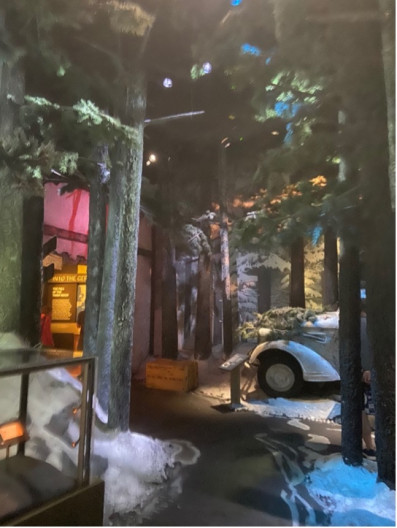 Winter scenery – battle of the bulge (National WWII Museum)