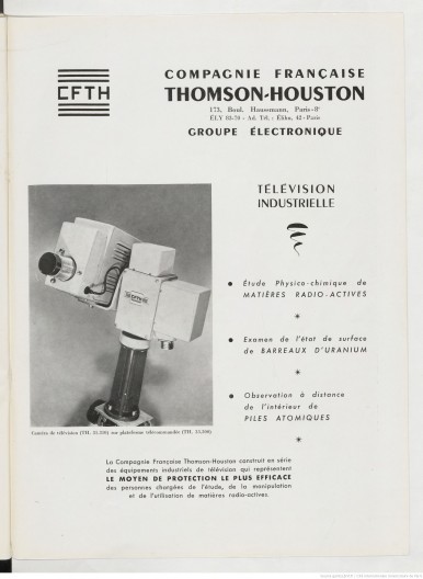 Publicité Thomson-Houston